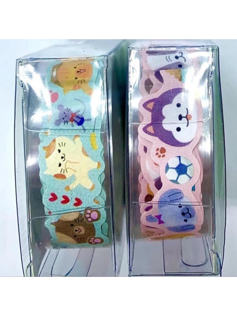 Cat & Dog Masking Washi Tape SET Planners Scrapbook Notebook Crafts Projects NWT